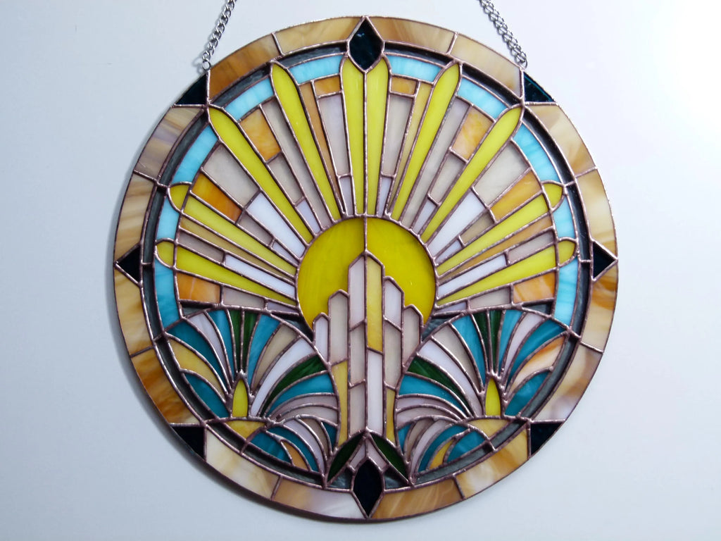 Art Deco saulėtekis
