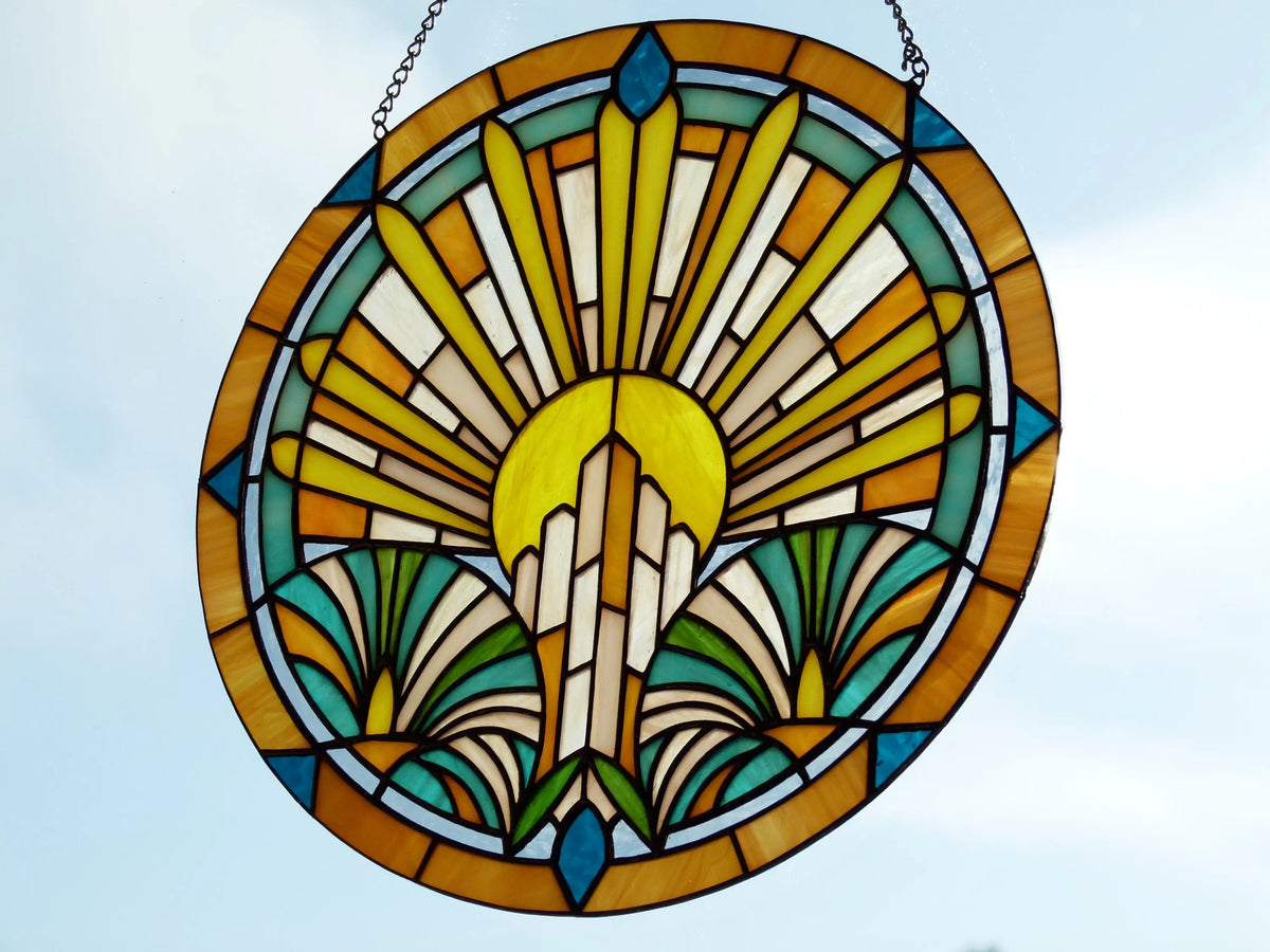 Art Deco saulėtekis