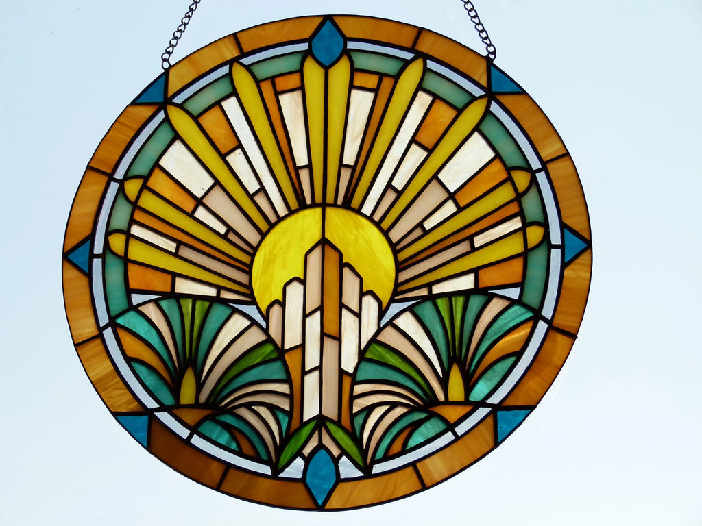 Art Deco saulėtekis