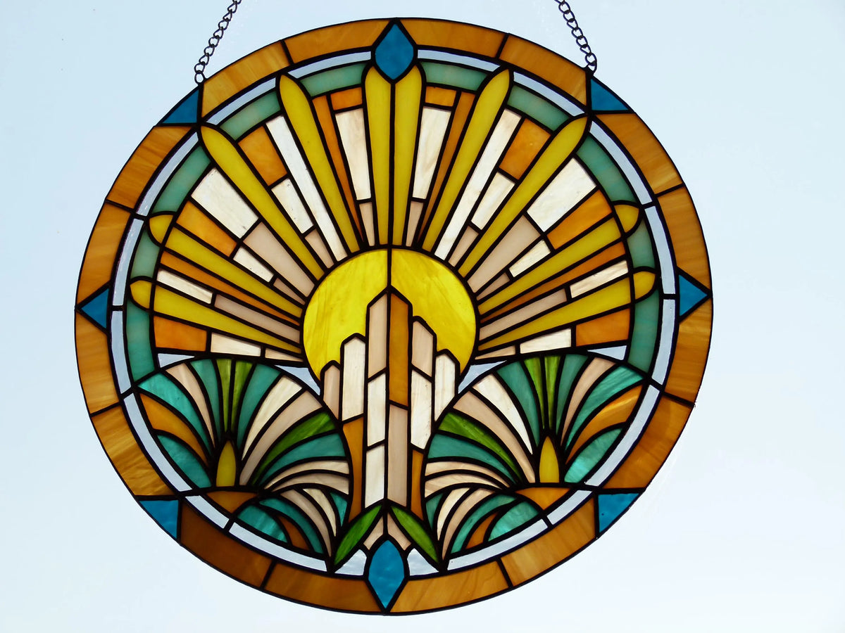 Art Deco saulėtekis