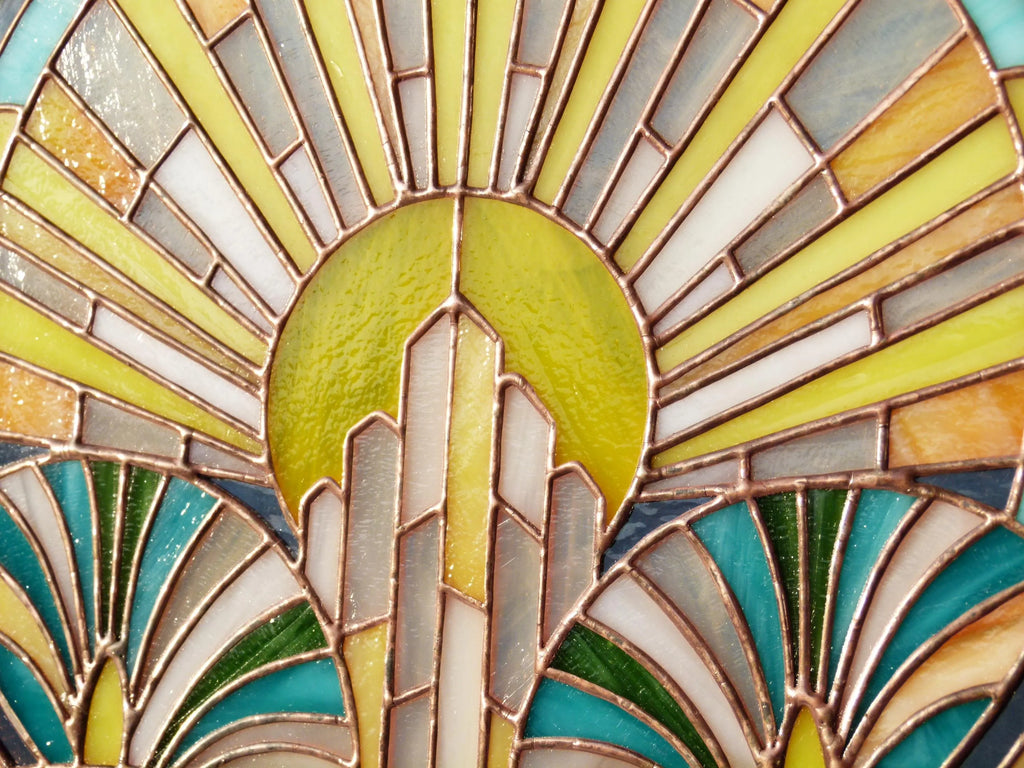 Art Deco saulėtekis