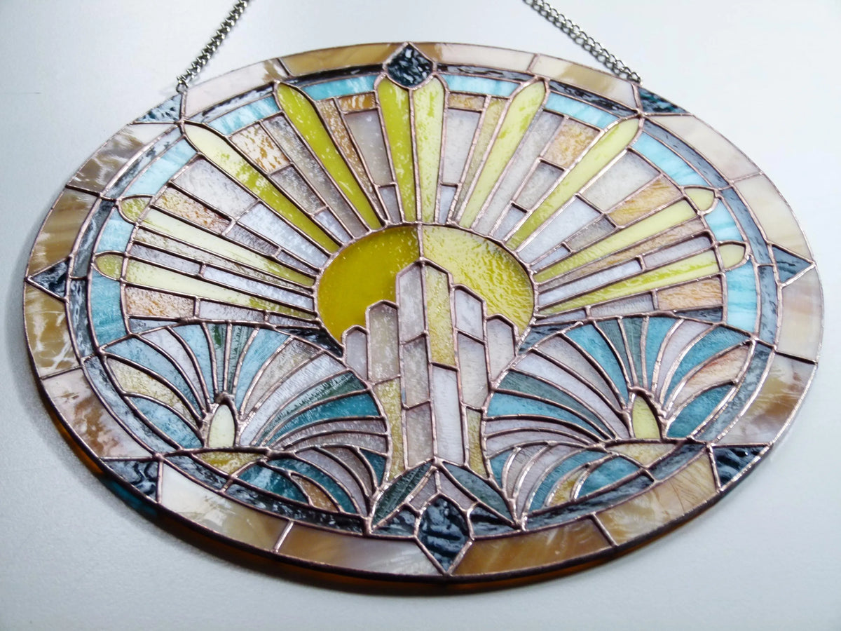 Art Deco saulėtekis