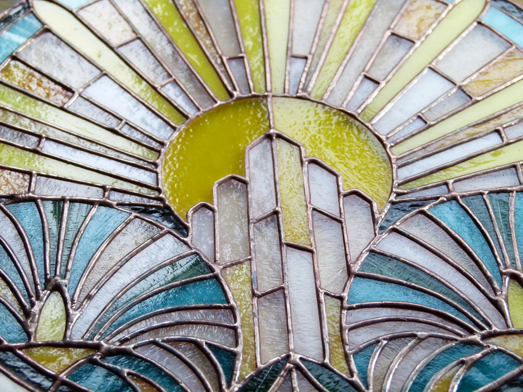 Art Deco saulėtekis